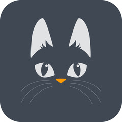 Cat. Logo. Vector graphics.