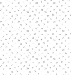 Multimedia arrows seamless pattern