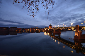 Toulouse de nuit.