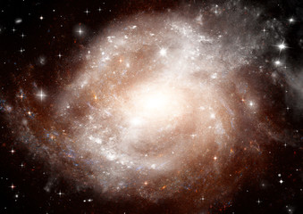 galaxy in a free space
