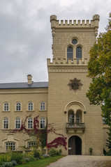 Fototapeta na wymiar castle in Chyse, Czech republic