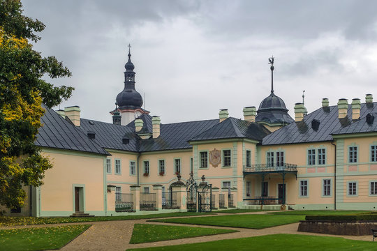 castle in Manetin, Czech republic