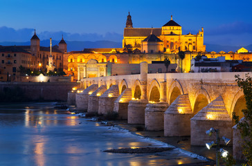 Cordoba in night.   Spain