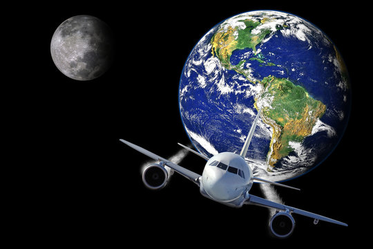 Journey into Space,:Plane, Earth, Moon
