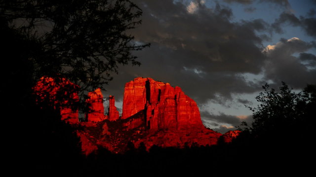 Sedona Timelapse 10 Cathedral Rock at Sunset