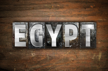 Egypt Concept Metal Letterpress Type