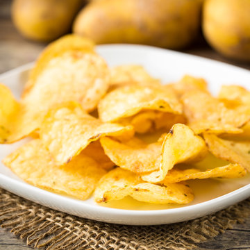 Kartoffelchips - potato crisps
