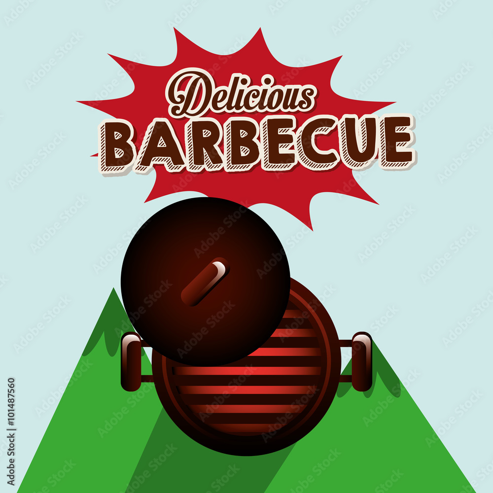 Canvas Prints delicious barbecue design