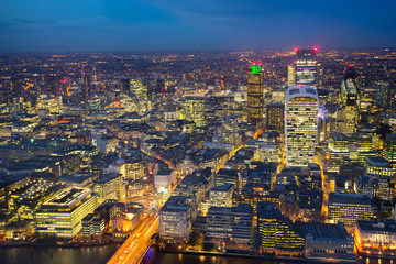 Business office building in London, England