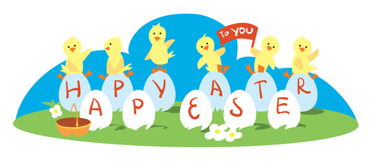 Happy Easter. Easter egg, easter background. Set of Easter egg icon. Easter egg with animals. Vector illustration.