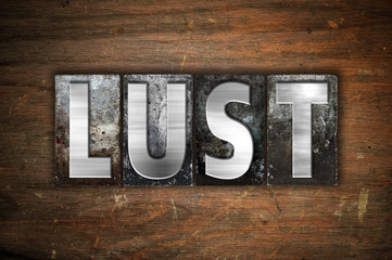 Lust Concept Metal Letterpress Type