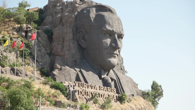 IZMIR, TURKEY - JULY 2015 : Ataturk Statue At Izmir.