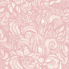Seamless floral vector background