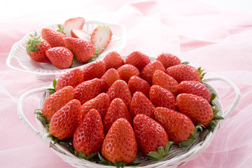 イチゴの盛り付け