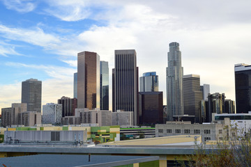 Fototapeta premium Downtown skyscrapers Los Angeles California