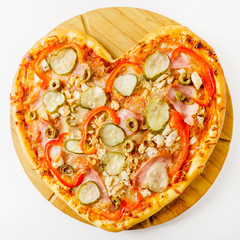 pizza for Valentine's day