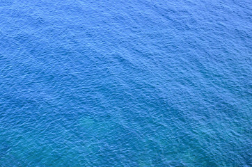 Sea surface, texture of water