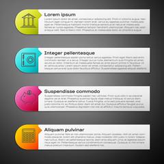 Modern Infographic design template