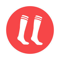 Football socks icon