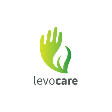 Hand Leaf Logo