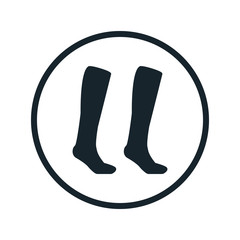 Football socks icon