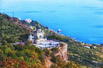 Church of Christ's Resurrection over the settlement of Foros, Crimea
