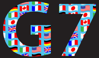 G7 icon pattern flag