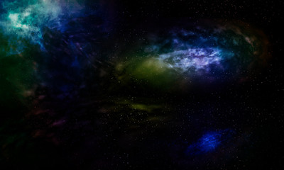Fototapeta na wymiar Galaxies beautiful fantasy.