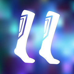 Football socks icon