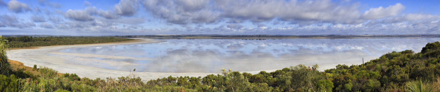 WA Pink Lake Esperance 50 Mm Panorama