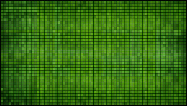 Green abstract mosaic background - Illustration, 
Mosaic grunge background, 
Squares Of Light And Dark green, 
Green shapes of mosaic style