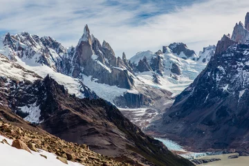 Foto op Plexiglas Cerro Torre Cerro Torre in Patagonië