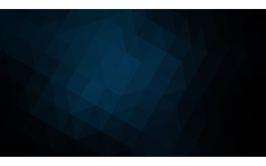 Obraz premium Dark blue polygonal design pattern, which consist of triangles and gradient in origami style.