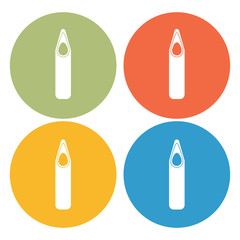 Fototapeta premium tip of the needle icon