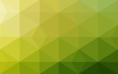 Obraz premium Multicolor green, yellow, orange polygonal design pattern, which consist of triangles and gradient in origami style.