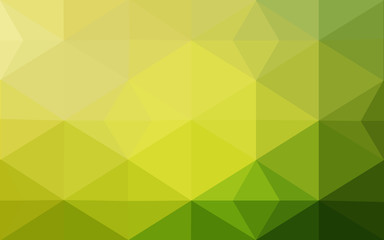 Obraz premium Multicolor green, yellow, orange polygonal design pattern, which consist of triangles and gradient in origami style.