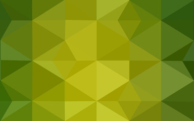 Obraz premium Multicolor green, yellow, orange polygonal design pattern, which consist of triangles and gradient in origami style.