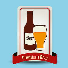 Premium beer graphic