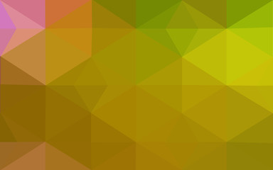Obraz premium Multicolor green, yellow, orange polygonal design pattern, which consist of triangles and gradient in origami style.