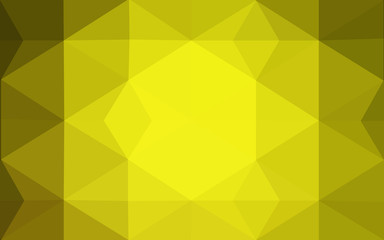 Fototapeta premium Multicolor green, yellow, orange polygonal design pattern, which consist of triangles and gradient in origami style.