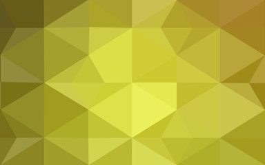 Fototapeta premium Multicolor green, yellow, orange polygonal design pattern, which consist of triangles and gradient in origami style.