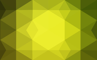 Obraz premium Multicolor green, yellow, orange polygonal design pattern, which consist of triangles and gradient in origami style.