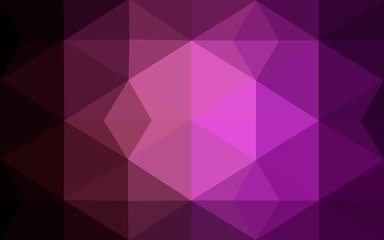 Fototapeta premium Dark purple polygonal design pattern, which consist of triangles and gradient in origami style.