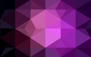Obraz premium Dark purple polygonal design pattern, which consist of triangles and gradient in origami style.