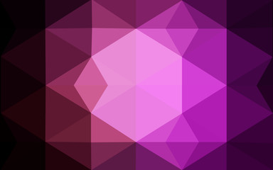 Obraz premium Dark purple polygonal design pattern, which consist of triangles and gradient in origami style.