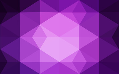 Obraz premium Dark purple polygonal design pattern, which consist of triangles and gradient in origami style.