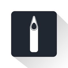 tip of the needle icon