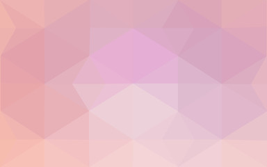 Fototapeta premium Pink polygonal design pattern, which consist of triangles and gradient in origami style.