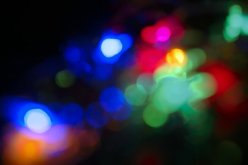 Decoration bokeh lights bokeh defocused background