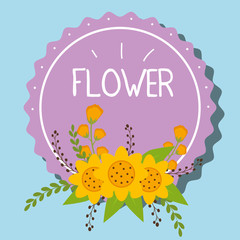 Flowers graphic design